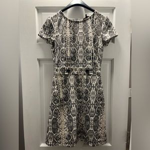 Womens snake print short sleeve dress size 0